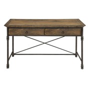 Rustic Hylas Medium Brown Wood Desk - Corbin