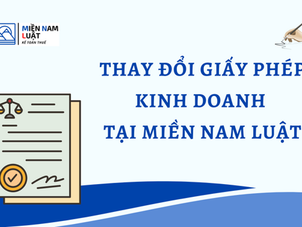 Dịch vụ thay đổi giấy phép kinh doanh