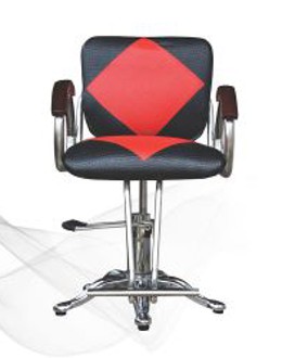 GHẾ TAY BẺ HÌNH THÔI ĐỎ ĐEN HB 20