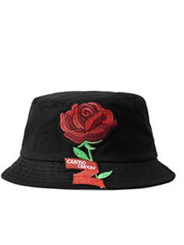 Bucket hat hoa hồng