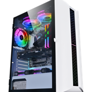 WJCOOLMAN 211G RGB GAMING CASE WHITE