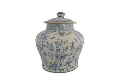 Bình gốm Blue Floral