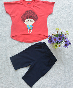 សំលៀកបំពាក់តុក្កតាក្មេងស្រី ស្ត្របឺរី ពណ៌ផ្កាឈូក តូច