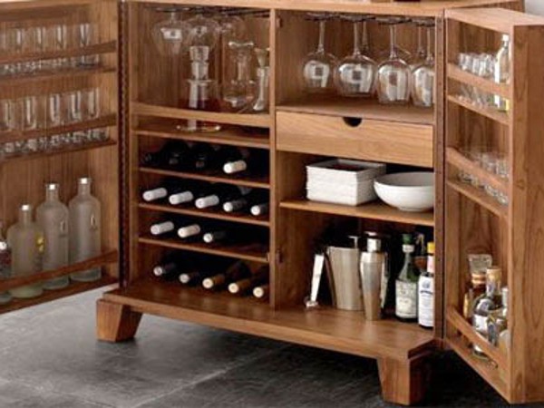 Bố trí tủ rượu hợp phong thủy