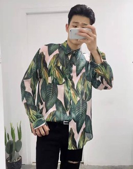 Áo sơ mi hoạ tiết