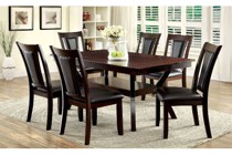 5 Piece Dining Set - Transitional Brent Dark Cherry