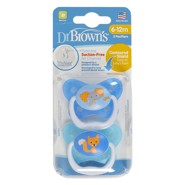 Bộ 2 ty ngậm Prevent Dr Brown's Level 2, 6-12M
