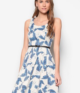 Đầm Xòe Họa Tiết Hoa