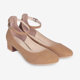 Giày cao gót mũi tròn gót vuông CG05034