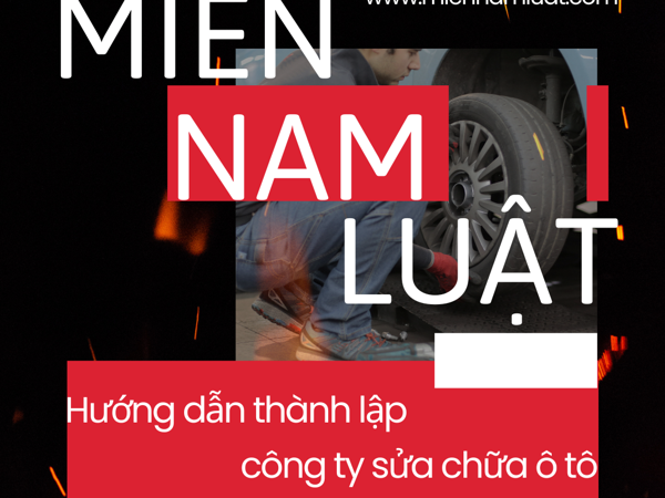Hướng dẫn thành lập công ty sửa chữa ô tô