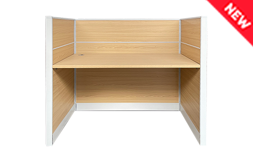 'Work Desk with Stand Partition 50mmthk
