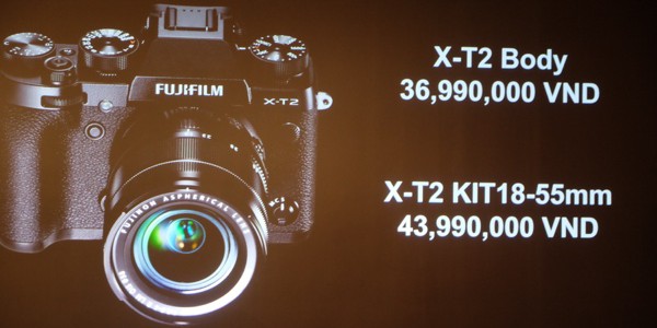 Fujifilm ra mắt máy ảnh X-T2 tại Việt Nam, giá từ 36,9 triệu đồng