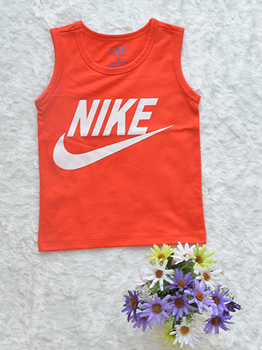 Áo Bé Trai Ba Lỗ Nike In Đại Cam 