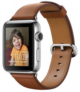 Apple Watch S2 42mm dây da màu nâu