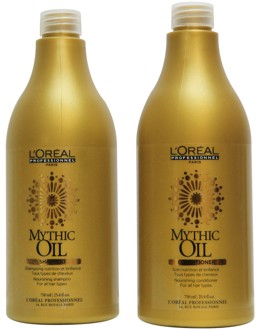 GỘI XÃ MYTHIC OIL L'OREAL CHO TÓC HƯ TỔN 750ML 