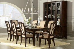 7 Piece Dining Set - Classic Sophia Mahogany