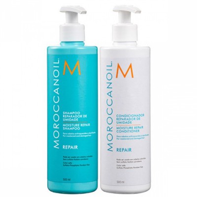 GỘI XẢ PHỤC HỒI TÓC HƯ TỔN VÀ GIỮ ẨM MOROCCANOIL 500ML 