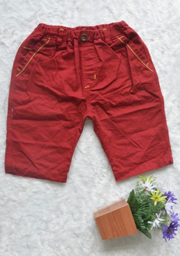 Quần kaki Bé Trai màu đỏ đô
