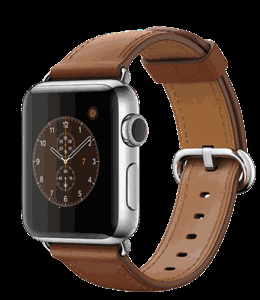 Apple Watch S2 38mm dây da màu nâu