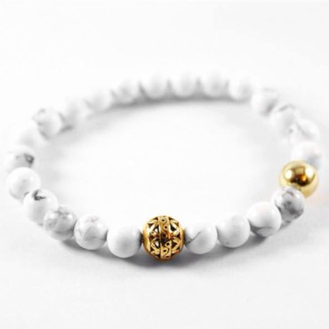 Vòng Tay Đá Núi Lửa Trắng