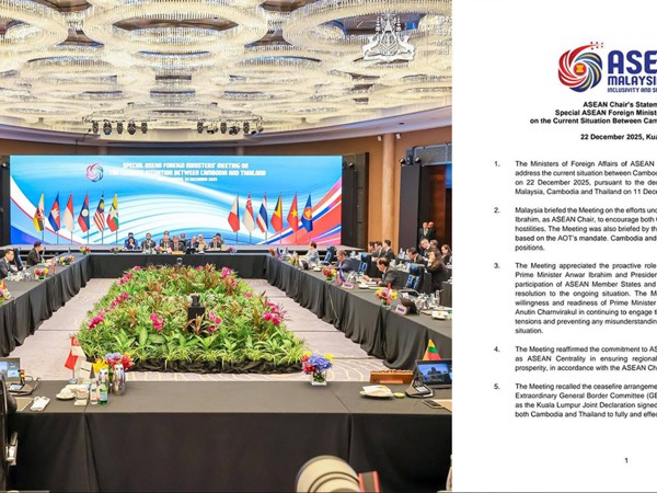 អាស៊ានចេញសេចក្តីថ្លែងការណ៍ ស្តីពីលទ្ធផលនៃកិច្ចប្រជុំពិសេសរដ្ឋមន្ត្រីការបរទេសអាស៊ាន អំពីស្ថានភាពបច្ចុប្បន្នកម្ពុជា-ថៃ