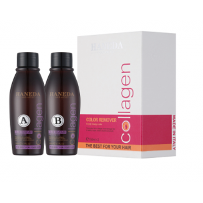 THUỐC RỬA MÀU TÓC HANEDA COLLAGEN 150M X2 