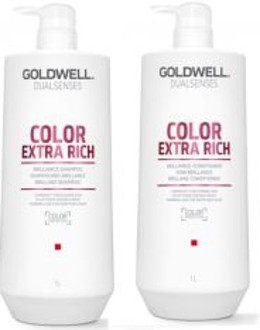 DẦU GỘI XẢ TÓC NHUỘM GOLDWELL COLOUR 1000ML X 2
