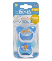 Bộ 2 ty ngậm Prevent Dr Brown's Level 2, 6-12M