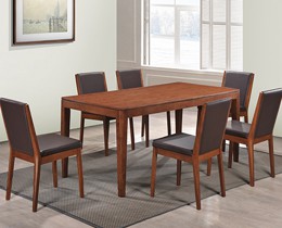 Bộ bàn ăn Kestell (1 bàn + 6 ghế)