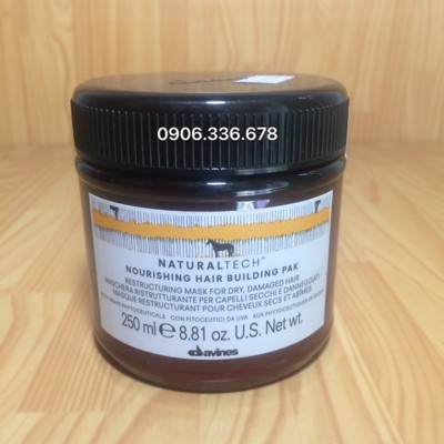 HẤP DẦU PHỤC HỒI DAVINES NOURISHING HAIR BUILDING PAK 250ML