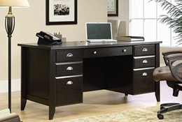 Sauder Wood Executive Desk - Shoal Creek