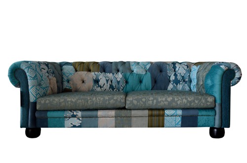 Sofa vải Opera xanh