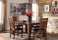 5 Piece Dining Set - Transitional Redmond Walnut