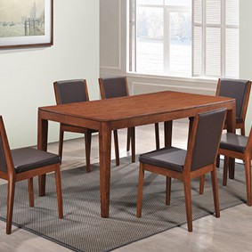 Bộ bàn ăn Kestell (1 bàn + 6 ghế)