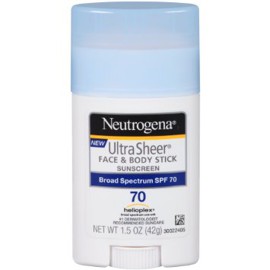 ULTRA SHEER FACE & BODY STICK SUNSCREEN SPF70 – NEUTROGENA
