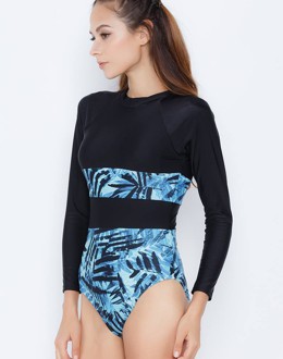 Đồ Bơi 1 Mảnh Tay Dài Interlace Swimsuit