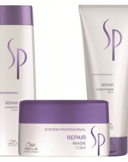 GỘI XẢ HẤP PHỤC HỒI TÓC HƯ TỔN WELLA SP REPAIR 250ML 
