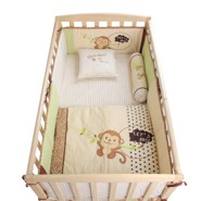 ឈុតគ្រែការ៉ុតជាមួយគំនូរស្វា 