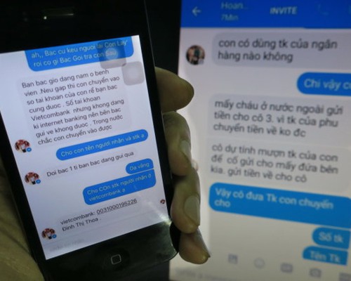 Nguy cơ lừa đảo Facebook, tài khoản ngân hàng