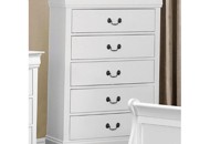Mayville White Chest of Drawers