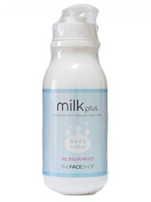 DƯỠNG THỂ MILK PLUS ENRICHED WITH NATURAL ORIGIN MILK BODY LOTION – THEFACESHOP