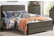 Grey & Black Contemporary Full Bed - Oxon