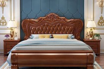 East West Furniture Pandora បន្ទប់គេងម្ចាស់ក្សត្រីឈើ