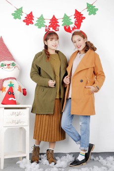 áo khoác dạ ( nâu đậm . nâu nhạt , xanh rêu )