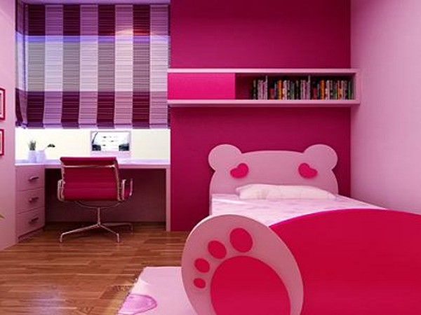 Phòng bé mát mẻ với thiết kế giường kim loại