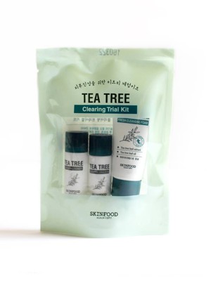 TEA TREE CLEARING TRIAL KIT – SKINFOOD