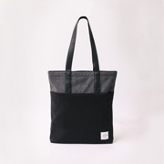 Kuro Tote in Black and Grey