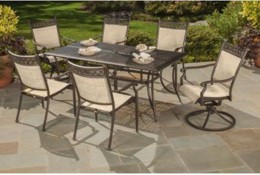 7 Piece Outdoor Patio Dining Set