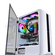 WJCOOLMAN 211G RGB GAMING CASE WHITE