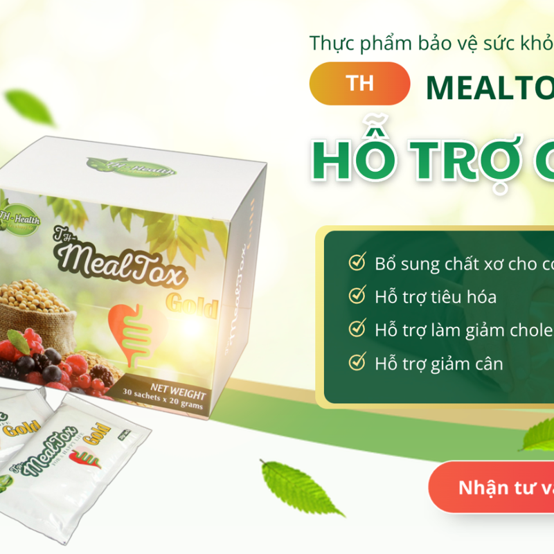 Thực phẩm bảo vệ sức khỏe, giảm cân, giảm mỡ nội tạng TH- Mealtox GOLD